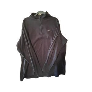 Columbia blue quarter zip fleece jacket 2X